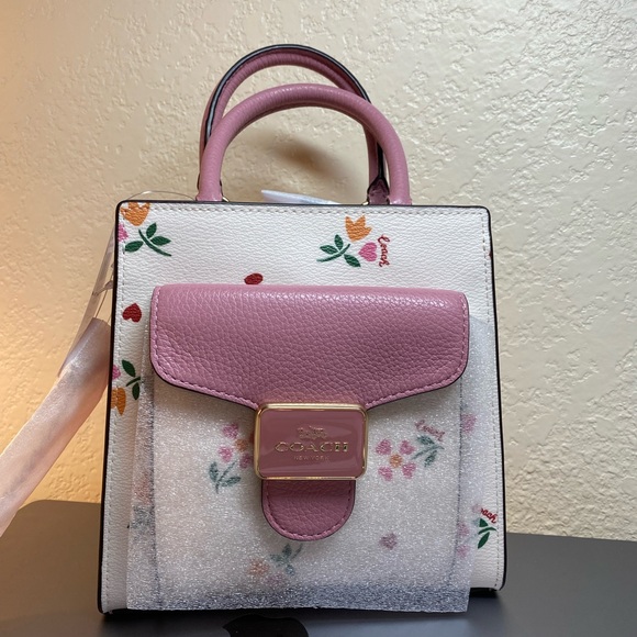 Coach Mini Pepper Crossbody With Heart Petal Print NEW ARRIVAL BESTSELLER - Picture 10 of 13